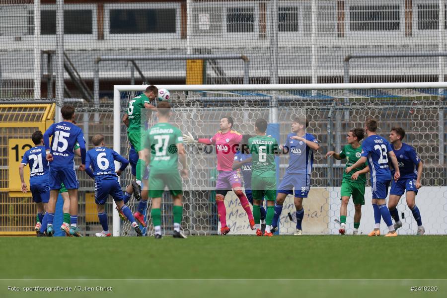 Stadion am Schönbusch, Aschaffenburg, 18.05.2024, sport, action, BFV, Fussball, Mai 2024, 34. Spieltag, Regionalliga Bayern, SVA, ANS, SpVgg Ansbach, SV Viktoria Aschaffenburg - Bild-ID: 2410220