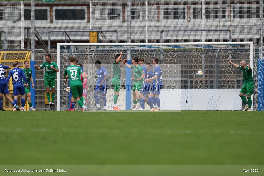 Stadion am Schönbusch, Aschaffenburg, 18.05.2024, sport, action, BFV, Fussball, Mai 2024, 34. Spieltag, Regionalliga Bayern, SVA, ANS, SpVgg Ansbach, SV Viktoria Aschaffenburg - Bild-ID: 2410222