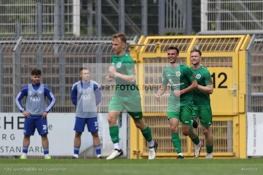 Stadion am Schönbusch, Aschaffenburg, 18.05.2024, sport, action, BFV, Fussball, Mai 2024, 34. Spieltag, Regionalliga Bayern, SVA, ANS, SpVgg Ansbach, SV Viktoria Aschaffenburg - Bild-ID: 2410224