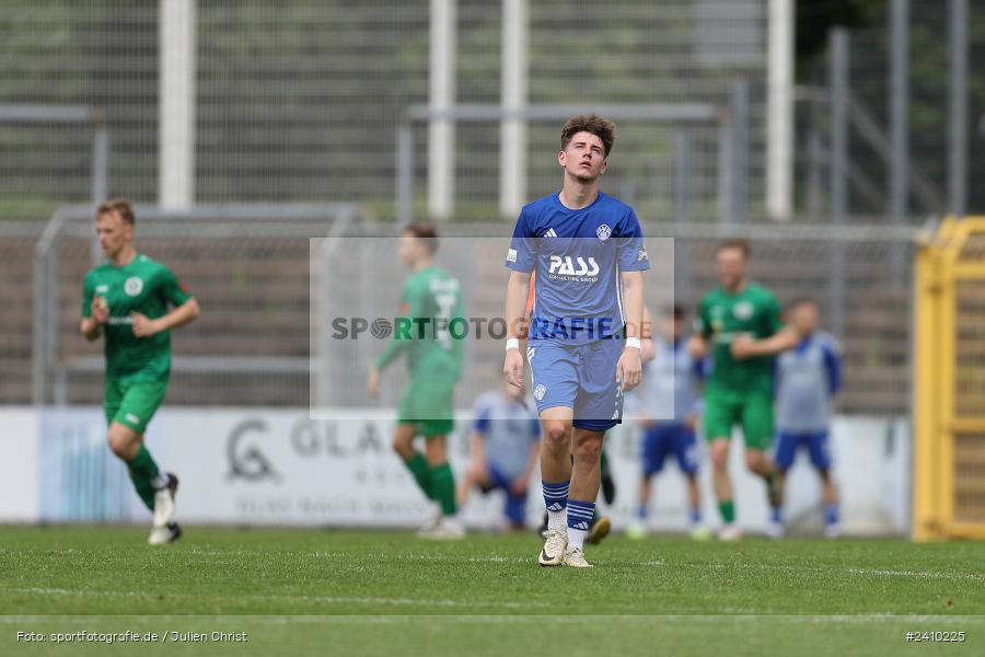 Stadion am Schönbusch, Aschaffenburg, 18.05.2024, sport, action, BFV, Fussball, Mai 2024, 34. Spieltag, Regionalliga Bayern, SVA, ANS, SpVgg Ansbach, SV Viktoria Aschaffenburg - Bild-ID: 2410225