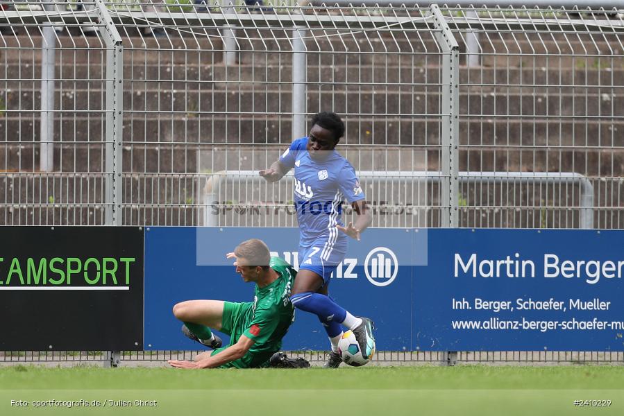 Stadion am Schönbusch, Aschaffenburg, 18.05.2024, sport, action, BFV, Fussball, Mai 2024, 34. Spieltag, Regionalliga Bayern, SVA, ANS, SpVgg Ansbach, SV Viktoria Aschaffenburg - Bild-ID: 2410229
