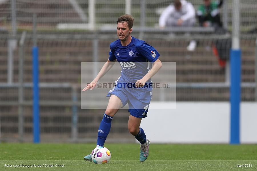 Stadion am Schönbusch, Aschaffenburg, 18.05.2024, sport, action, BFV, Fussball, Mai 2024, 34. Spieltag, Regionalliga Bayern, SVA, ANS, SpVgg Ansbach, SV Viktoria Aschaffenburg - Bild-ID: 2410231