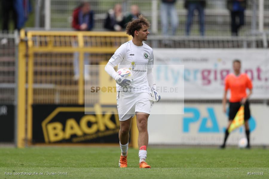 Stadion am Schönbusch, Aschaffenburg, 18.05.2024, sport, action, BFV, Fussball, Mai 2024, 34. Spieltag, Regionalliga Bayern, SVA, ANS, SpVgg Ansbach, SV Viktoria Aschaffenburg - Bild-ID: 2410232