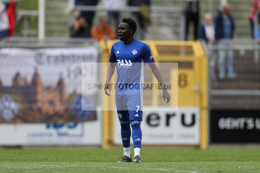 Stadion am Schönbusch, Aschaffenburg, 18.05.2024, sport, action, BFV, Fussball, Mai 2024, 34. Spieltag, Regionalliga Bayern, SVA, ANS, SpVgg Ansbach, SV Viktoria Aschaffenburg - Bild-ID: 2410233