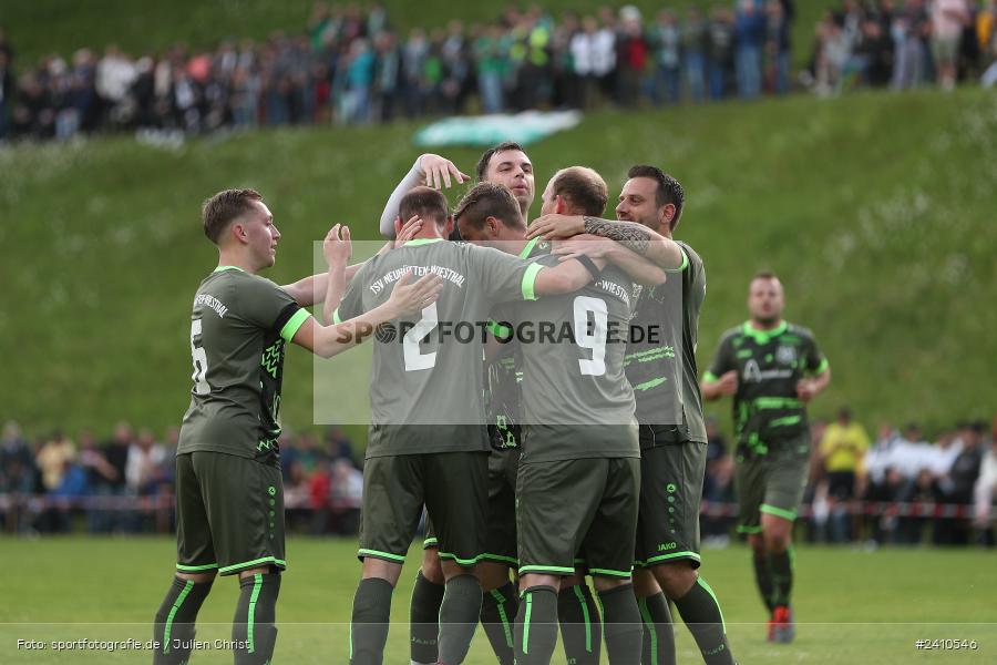 Sportgelände, Neuendorf, 24.05.2024, sport, action, BFV, Fussball, Mai 2024, Relegation Bezirksliga Unterfranken West, NEU, TSV, TSV Neuhütten-Wiesthal, TSV Karlburg II - Bild-ID: 2410546