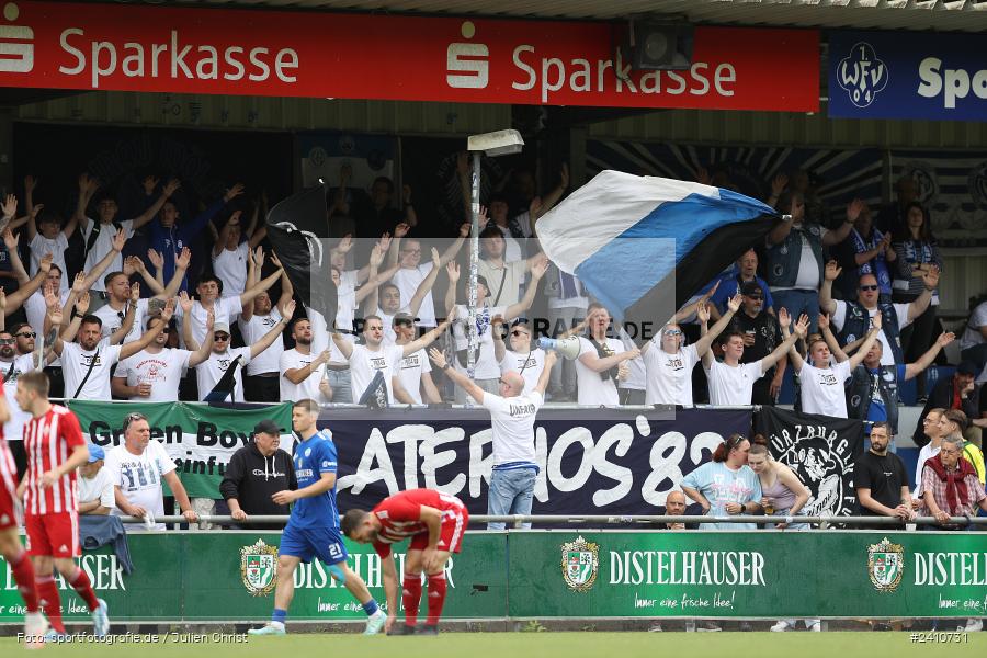 Sepp Endres Sportanlage, Würzburg, 25.05.2024, sport, action, BFV, Fussball, Mai 2024, Relegation Bayernliga Nord, TSV, WFV, TSV Buch, Würzburger FV 04 - Bild-ID: 2410731