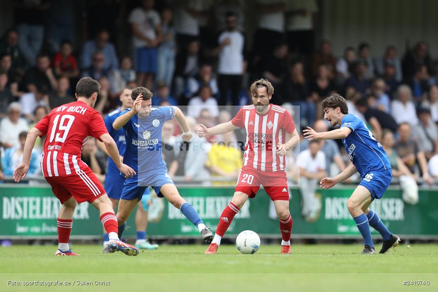 Sepp Endres Sportanlage, Würzburg, 25.05.2024, sport, action, BFV, Fussball, Mai 2024, Relegation Bayernliga Nord, TSV, WFV, TSV Buch, Würzburger FV 04 - Bild-ID: 2410740