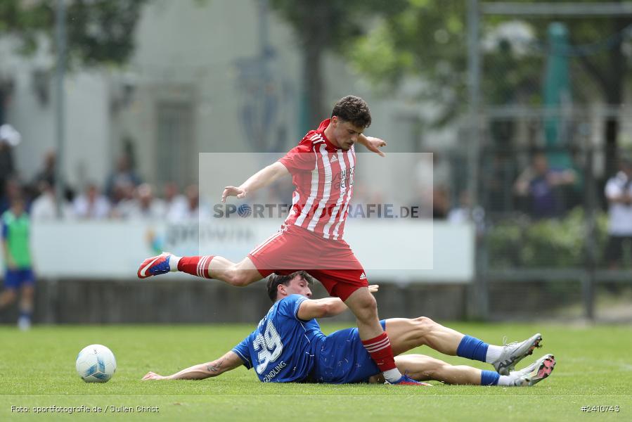 Sepp Endres Sportanlage, Würzburg, 25.05.2024, sport, action, BFV, Fussball, Mai 2024, Relegation Bayernliga Nord, TSV, WFV, TSV Buch, Würzburger FV 04 - Bild-ID: 2410743