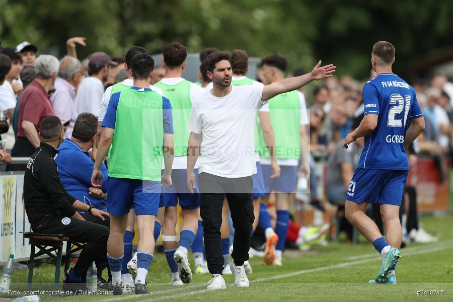 Sepp Endres Sportanlage, Würzburg, 25.05.2024, sport, action, BFV, Fussball, Mai 2024, Relegation Bayernliga Nord, TSV, WFV, TSV Buch, Würzburger FV 04 - Bild-ID: 2410745