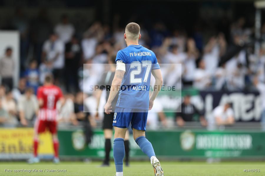 Sepp Endres Sportanlage, Würzburg, 25.05.2024, sport, action, BFV, Fussball, Mai 2024, Relegation Bayernliga Nord, TSV, WFV, TSV Buch, Würzburger FV 04 - Bild-ID: 2410753