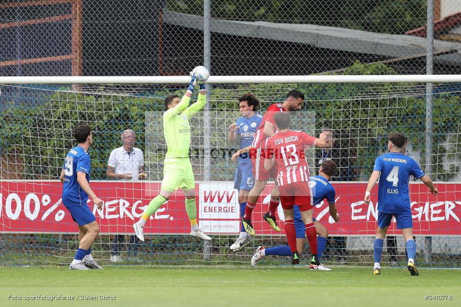 Sepp Endres Sportanlage, Würzburg, 25.05.2024, sport, action, BFV, Fussball, Mai 2024, Relegation Bayernliga Nord, TSV, WFV, TSV Buch, Würzburger FV 04 - Bild-ID: 2410778