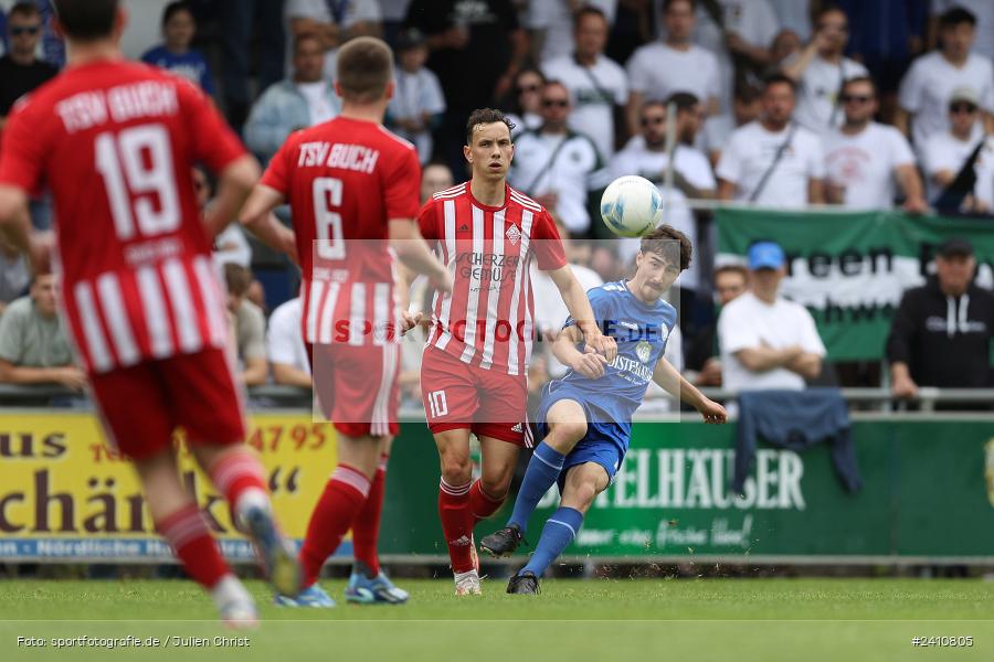 Sepp Endres Sportanlage, Würzburg, 25.05.2024, sport, action, BFV, Fussball, Mai 2024, Relegation Bayernliga Nord, TSV, WFV, TSV Buch, Würzburger FV 04 - Bild-ID: 2410805