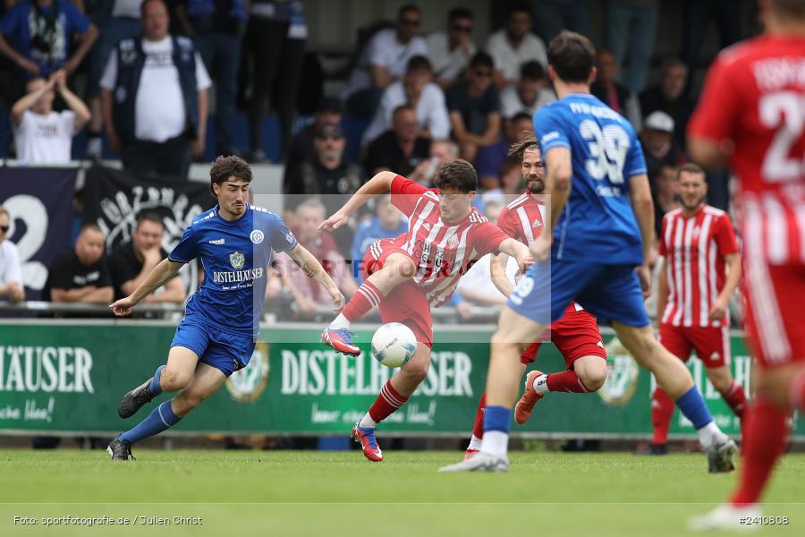 Sepp Endres Sportanlage, Würzburg, 25.05.2024, sport, action, BFV, Fussball, Mai 2024, Relegation Bayernliga Nord, TSV, WFV, TSV Buch, Würzburger FV 04 - Bild-ID: 2410808