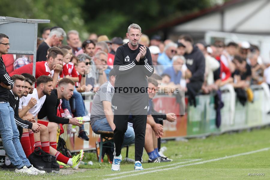 Sepp Endres Sportanlage, Würzburg, 25.05.2024, sport, action, BFV, Fussball, Mai 2024, Relegation Bayernliga Nord, TSV, WFV, TSV Buch, Würzburger FV 04 - Bild-ID: 2410892
