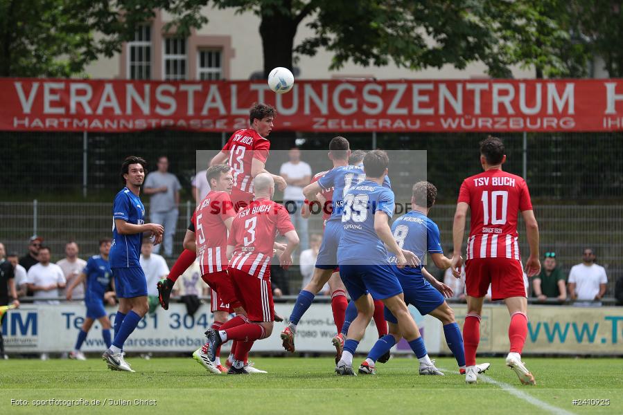 Sepp Endres Sportanlage, Würzburg, 25.05.2024, sport, action, BFV, Fussball, Mai 2024, Relegation Bayernliga Nord, TSV, WFV, TSV Buch, Würzburger FV 04 - Bild-ID: 2410925