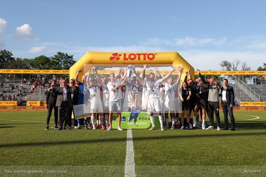 sport, action, Würzburg, Toto-Pokal Finale, Mai 2024, Landespokal-Finale, Fussball, Finaltag der Amateure 2024, Finaltag, FWK, FCI, FC Würzburger Kickers, FC Ingolstadt 04, BFV, AKON Arena, 25.05.2024 - Bild-ID: 2410979