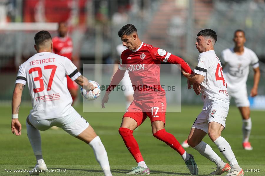 sport, action, Würzburg, Toto-Pokal Finale, Mai 2024, Landespokal-Finale, Fussball, Finaltag der Amateure 2024, Finaltag, FWK, FCI, FC Würzburger Kickers, FC Ingolstadt 04, BFV, AKON Arena, 25.05.2024 - Bild-ID: 2411092