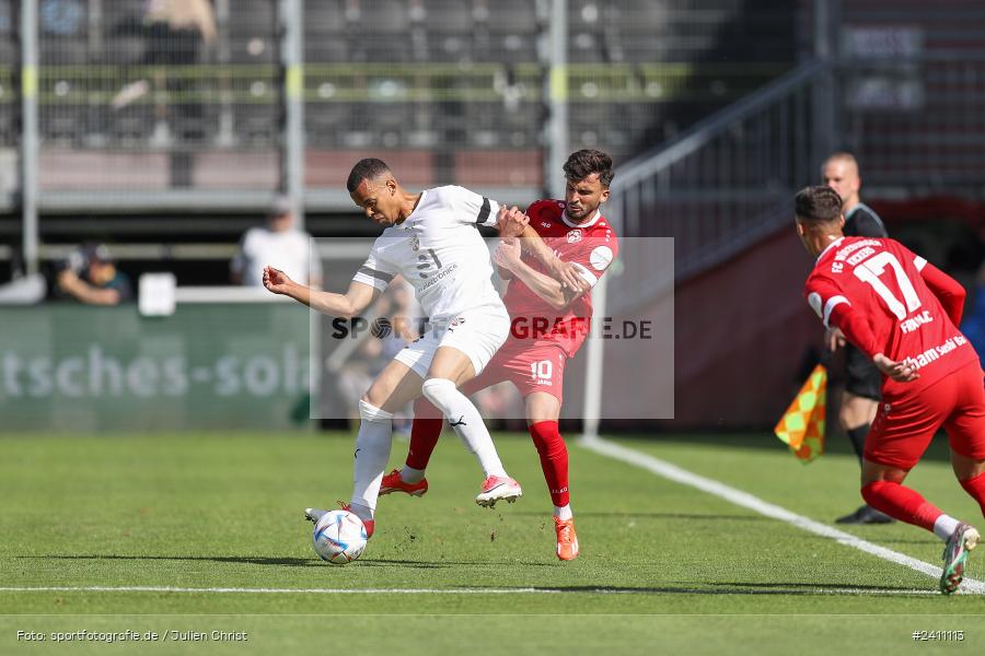 sport, action, Würzburg, Toto-Pokal Finale, Mai 2024, Landespokal-Finale, Fussball, Finaltag der Amateure 2024, Finaltag, FWK, FCI, FC Würzburger Kickers, FC Ingolstadt 04, BFV, AKON Arena, 25.05.2024 - Bild-ID: 2411113