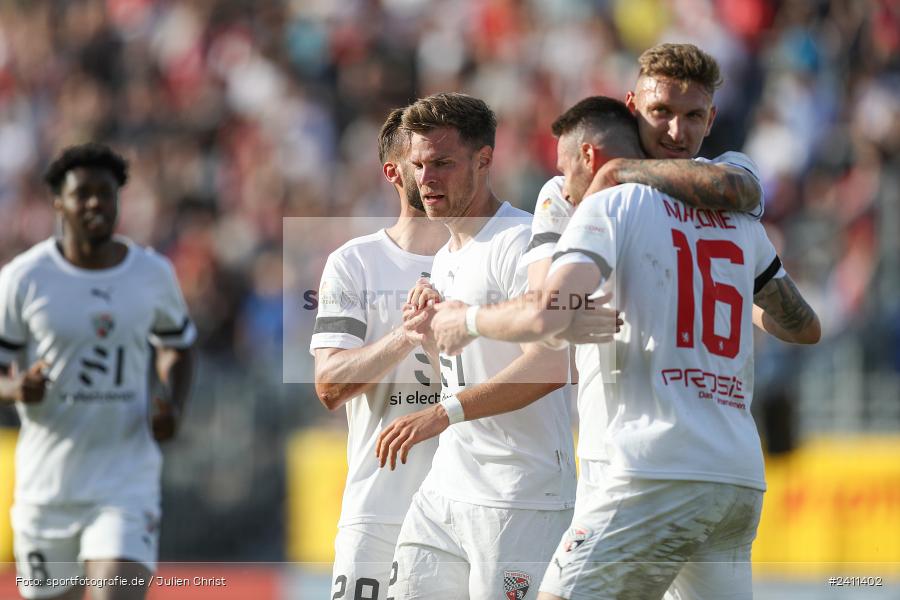 sport, action, Würzburg, Toto-Pokal Finale, Mai 2024, Landespokal-Finale, Fussball, Finaltag der Amateure 2024, Finaltag, FWK, FCI, FC Würzburger Kickers, FC Ingolstadt 04, BFV, AKON Arena, 25.05.2024 - Bild-ID: 2411402