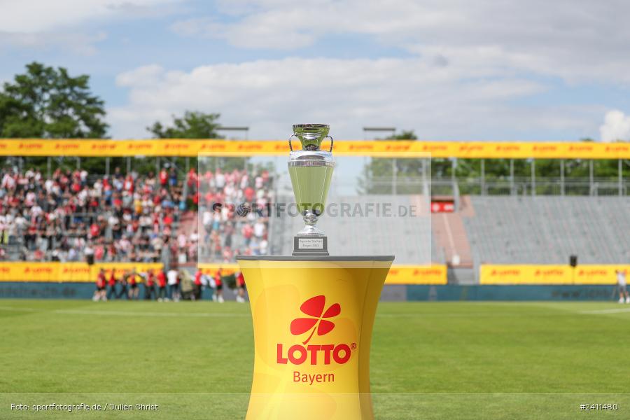 sport, action, Würzburg, Toto-Pokal Finale, Mai 2024, Landespokal-Finale, Fussball, Finaltag der Amateure 2024, Finaltag, FWK, FCI, FC Würzburger Kickers, FC Ingolstadt 04, BFV, AKON Arena, 25.05.2024 - Bild-ID: 2411480