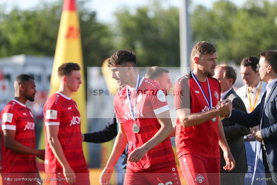 sport, action, Würzburg, Toto-Pokal Finale, Mai 2024, Landespokal-Finale, Fussball, Finaltag der Amateure 2024, Finaltag, FWK, FCI, FC Würzburger Kickers, FC Ingolstadt 04, BFV, AKON Arena, 25.05.2024 - Bild-ID: 2411617