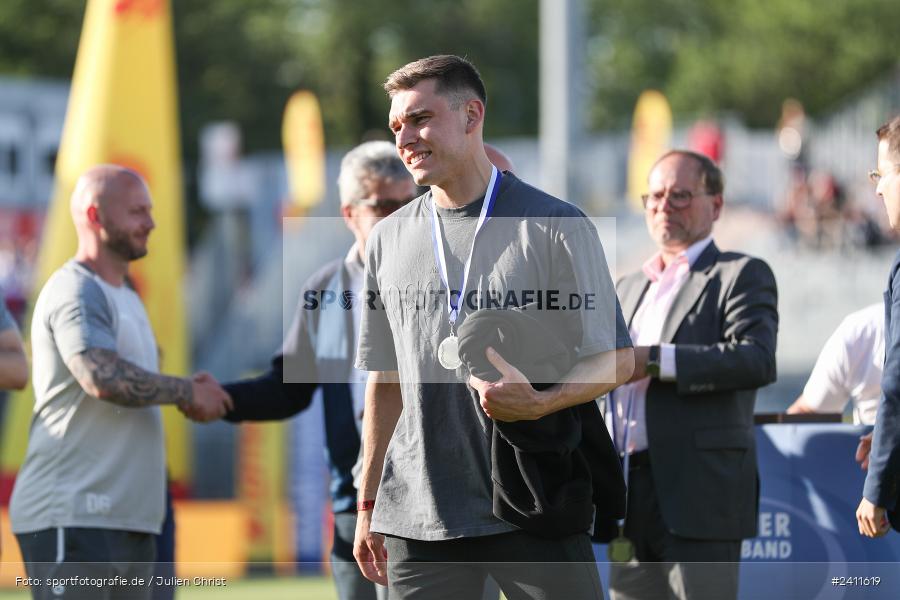 sport, action, Würzburg, Toto-Pokal Finale, Mai 2024, Landespokal-Finale, Fussball, Finaltag der Amateure 2024, Finaltag, FWK, FCI, FC Würzburger Kickers, FC Ingolstadt 04, BFV, AKON Arena, 25.05.2024 - Bild-ID: 2411619