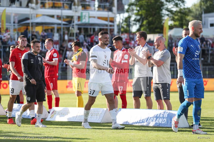 sport, action, Würzburg, Toto-Pokal Finale, Mai 2024, Landespokal-Finale, Fussball, Finaltag der Amateure 2024, Finaltag, FWK, FCI, FC Würzburger Kickers, FC Ingolstadt 04, BFV, AKON Arena, 25.05.2024 - Bild-ID: 2411620