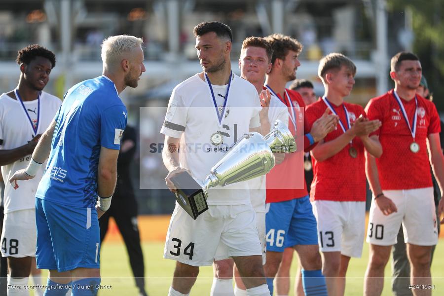 sport, action, Würzburg, Toto-Pokal Finale, Mai 2024, Landespokal-Finale, Fussball, Finaltag der Amateure 2024, Finaltag, FWK, FCI, FC Würzburger Kickers, FC Ingolstadt 04, BFV, AKON Arena, 25.05.2024 - Bild-ID: 2411634 sport, action, Würzburg, Toto-Pokal Finale, Mai 2024, Landespokal-Finale, Fussball, Finaltag der Amateure 2024, Finaltag, FWK, FCI, FC Würzburger Kickers, FC Ingolstadt 04, BFV, AKON Arena, 25.05.2024 - Bild-ID: 2411634