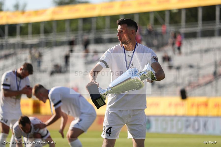 sport, action, Würzburg, Toto-Pokal Finale, Mai 2024, Landespokal-Finale, Fussball, Finaltag der Amateure 2024, Finaltag, FWK, FCI, FC Würzburger Kickers, FC Ingolstadt 04, BFV, AKON Arena, 25.05.2024 - Bild-ID: 2411640 sport, action, Würzburg, Toto-Pokal Finale, Mai 2024, Landespokal-Finale, Fussball, Finaltag der Amateure 2024, Finaltag, FWK, FCI, FC Würzburger Kickers, FC Ingolstadt 04, BFV, AKON Arena, 25.05.2024 - Bild-ID: 2411640