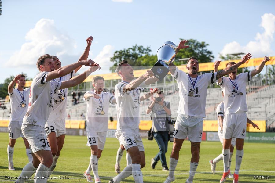 sport, action, Würzburg, Toto-Pokal Finale, Mai 2024, Landespokal-Finale, Fussball, Finaltag der Amateure 2024, Finaltag, FWK, FCI, FC Würzburger Kickers, FC Ingolstadt 04, BFV, AKON Arena, 25.05.2024 - Bild-ID: 2411656 sport, action, Würzburg, Toto-Pokal Finale, Mai 2024, Landespokal-Finale, Fussball, Finaltag der Amateure 2024, Finaltag, FWK, FCI, FC Würzburger Kickers, FC Ingolstadt 04, BFV, AKON Arena, 25.05.2024 - Bild-ID: 2411656