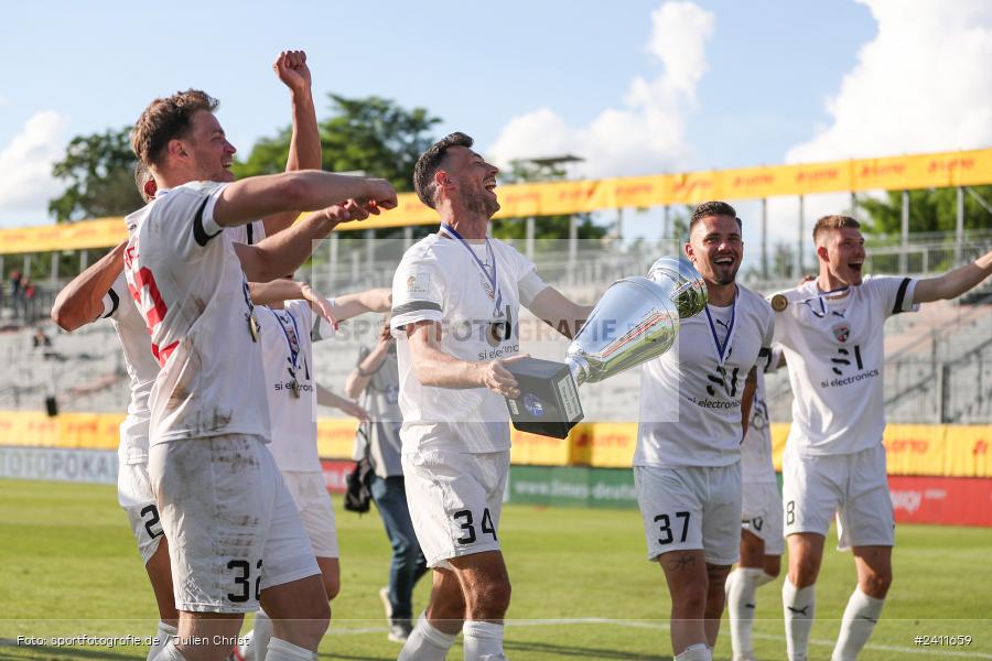 sport, action, Würzburg, Toto-Pokal Finale, Mai 2024, Landespokal-Finale, Fussball, Finaltag der Amateure 2024, Finaltag, FWK, FCI, FC Würzburger Kickers, FC Ingolstadt 04, BFV, AKON Arena, 25.05.2024 - Bild-ID: 2411659 sport, action, Würzburg, Toto-Pokal Finale, Mai 2024, Landespokal-Finale, Fussball, Finaltag der Amateure 2024, Finaltag, FWK, FCI, FC Würzburger Kickers, FC Ingolstadt 04, BFV, AKON Arena, 25.05.2024 - Bild-ID: 2411659