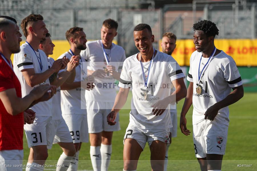 sport, action, Würzburg, Toto-Pokal Finale, Mai 2024, Landespokal-Finale, Fussball, Finaltag der Amateure 2024, Finaltag, FWK, FCI, FC Würzburger Kickers, FC Ingolstadt 04, BFV, AKON Arena, 25.05.2024 - Bild-ID: 2411667