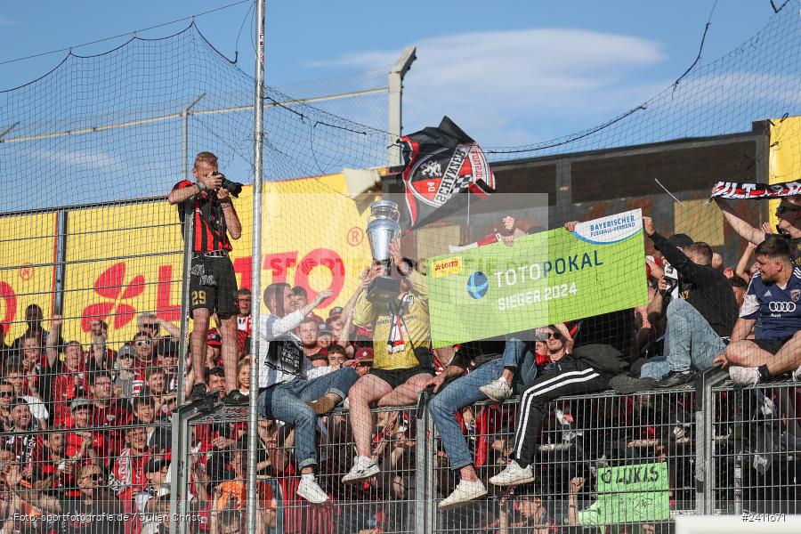 sport, action, Würzburg, Toto-Pokal Finale, Mai 2024, Landespokal-Finale, Fussball, Finaltag der Amateure 2024, Finaltag, FWK, FCI, FC Würzburger Kickers, FC Ingolstadt 04, BFV, AKON Arena, 25.05.2024 - Bild-ID: 2411671
