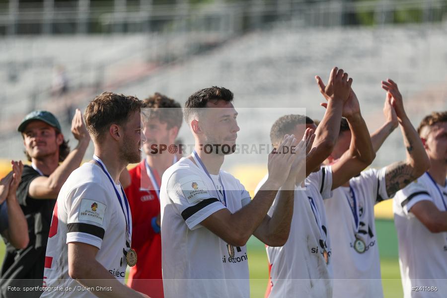 sport, action, Würzburg, Toto-Pokal Finale, Mai 2024, Landespokal-Finale, Fussball, Finaltag der Amateure 2024, Finaltag, FWK, FCI, FC Würzburger Kickers, FC Ingolstadt 04, BFV, AKON Arena, 25.05.2024 - Bild-ID: 2411686 sport, action, Würzburg, Toto-Pokal Finale, Mai 2024, Landespokal-Finale, Fussball, Finaltag der Amateure 2024, Finaltag, FWK, FCI, FC Würzburger Kickers, FC Ingolstadt 04, BFV, AKON Arena, 25.05.2024 - Bild-ID: 2411686