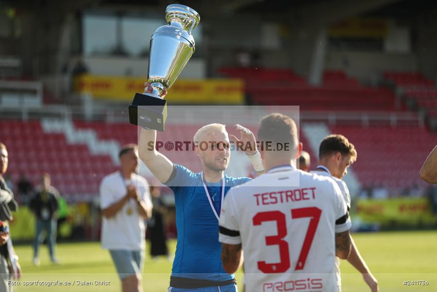 sport, action, Würzburg, Toto-Pokal Finale, Mai 2024, Landespokal-Finale, Fussball, Finaltag der Amateure 2024, Finaltag, FWK, FCI, FC Würzburger Kickers, FC Ingolstadt 04, BFV, AKON Arena, 25.05.2024 - Bild-ID: 2411736