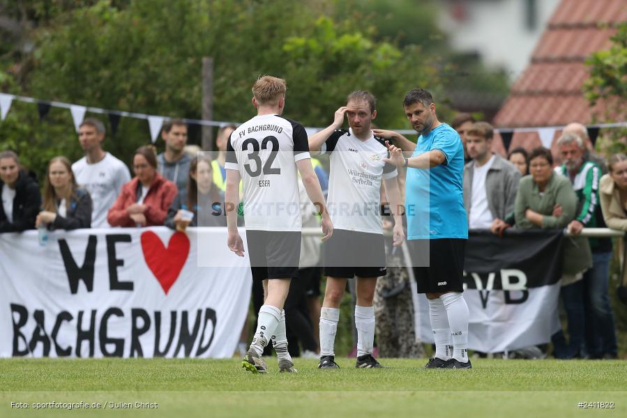 Sportgelände, Gambach, 27.05.2024, sport, action, BFV, Fussball, Relegation, Relegation Kreisklasse Würzburg 5, SVS, FVB, SV Schaippach, FV Bachgrund - Bild-ID: 2411822