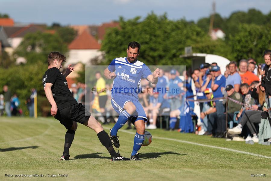 Sportgelände, Steinfeld, 28.05.2024, sport, action, BFV, Fussball, Relegation, Relegation Kreisliga Würzburg 4, TSV, SVS, TSV Duttenbrunn, SV Sendelbach-Steinbach - Bild-ID: 2411913