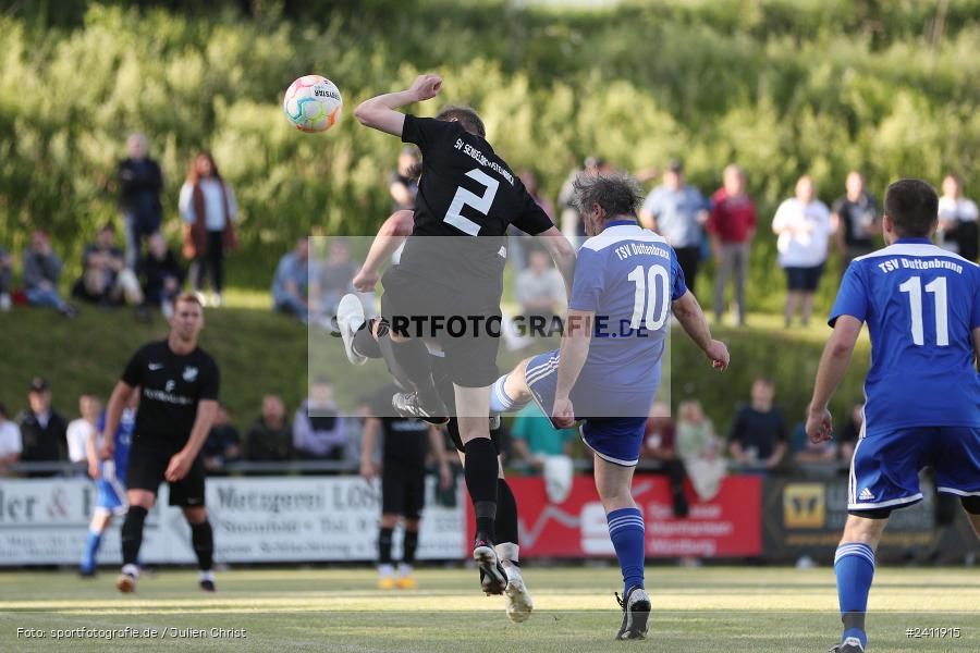 Sportgelände, Steinfeld, 28.05.2024, sport, action, BFV, Fussball, Relegation, Relegation Kreisliga Würzburg 4, TSV, SVS, TSV Duttenbrunn, SV Sendelbach-Steinbach - Bild-ID: 2411915