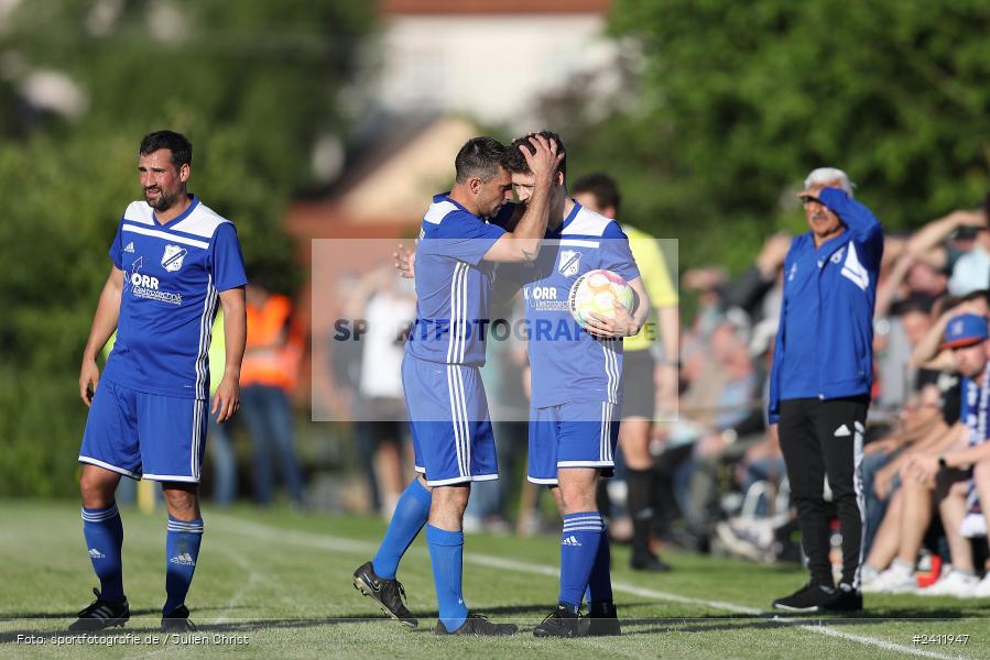 Sportgelände, Steinfeld, 28.05.2024, sport, action, BFV, Fussball, Relegation, Relegation Kreisliga Würzburg 4, TSV, SVS, TSV Duttenbrunn, SV Sendelbach-Steinbach - Bild-ID: 2411947