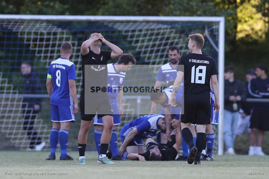 Sportgelände, Steinfeld, 28.05.2024, sport, action, BFV, Fussball, Relegation, Relegation Kreisliga Würzburg 4, TSV, SVS, TSV Duttenbrunn, SV Sendelbach-Steinbach - Bild-ID: 2411958