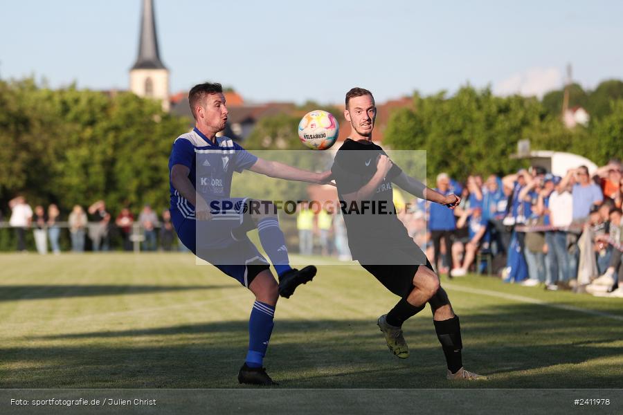 Sportgelände, Steinfeld, 28.05.2024, sport, action, BFV, Fussball, Relegation, Relegation Kreisliga Würzburg 4, TSV, SVS, TSV Duttenbrunn, SV Sendelbach-Steinbach - Bild-ID: 2411978