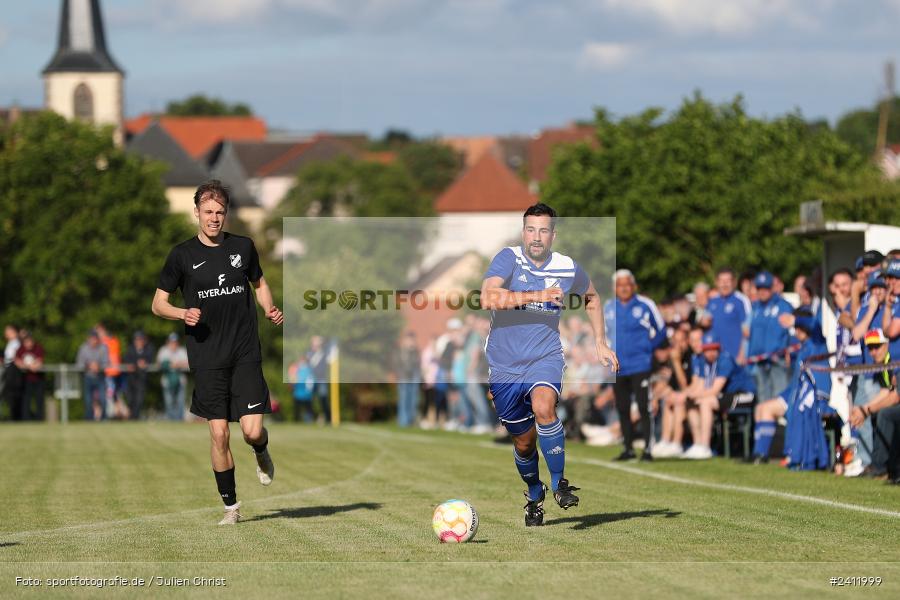 Sportgelände, Steinfeld, 28.05.2024, sport, action, BFV, Fussball, Relegation, Relegation Kreisliga Würzburg 4, TSV, SVS, TSV Duttenbrunn, SV Sendelbach-Steinbach - Bild-ID: 2411999