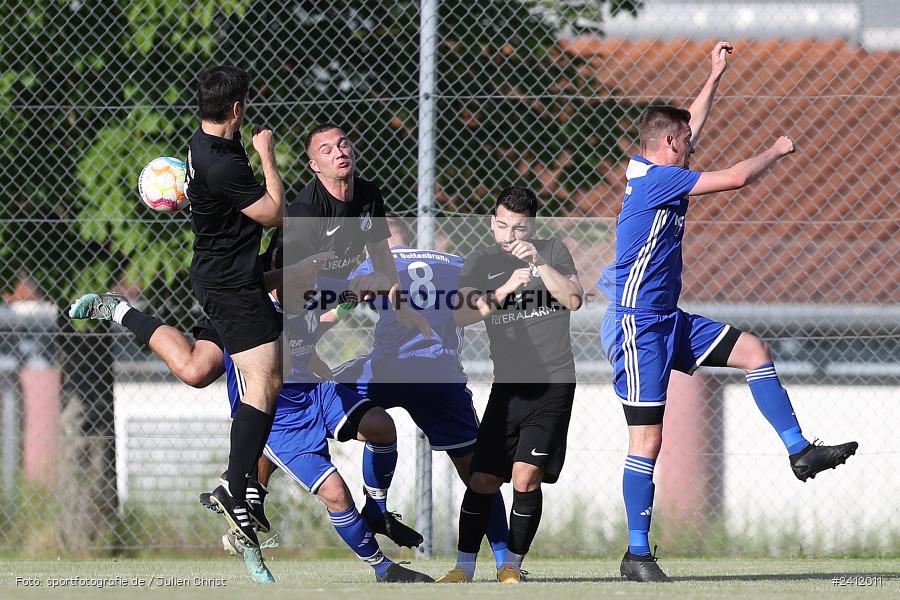 Sportgelände, Steinfeld, 28.05.2024, sport, action, BFV, Fussball, Relegation, Relegation Kreisliga Würzburg 4, TSV, SVS, TSV Duttenbrunn, SV Sendelbach-Steinbach - Bild-ID: 2412011