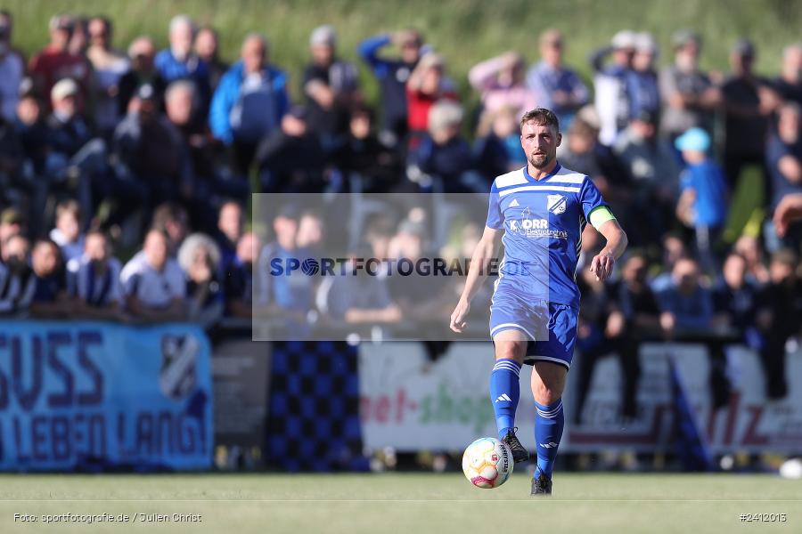 Sportgelände, Steinfeld, 28.05.2024, sport, action, BFV, Fussball, Relegation, Relegation Kreisliga Würzburg 4, TSV, SVS, TSV Duttenbrunn, SV Sendelbach-Steinbach - Bild-ID: 2412013