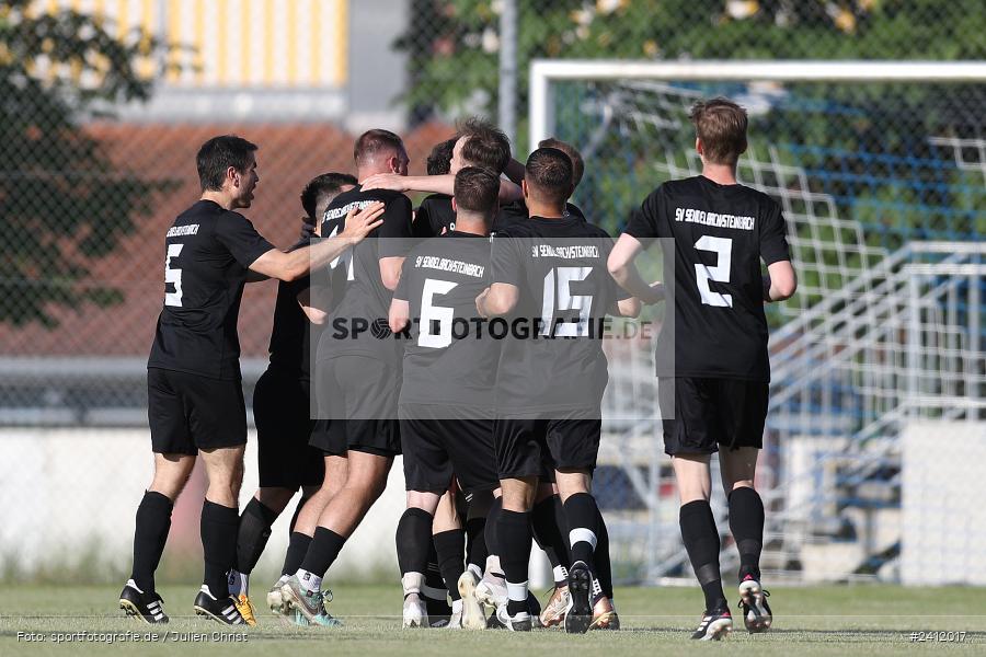 Sportgelände, Steinfeld, 28.05.2024, sport, action, BFV, Fussball, Relegation, Relegation Kreisliga Würzburg 4, TSV, SVS, TSV Duttenbrunn, SV Sendelbach-Steinbach - Bild-ID: 2412017