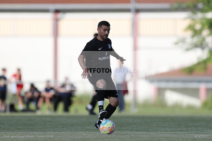 Sportgelände, Steinfeld, 28.05.2024, sport, action, BFV, Fussball, Relegation, Relegation Kreisliga Würzburg 4, TSV, SVS, TSV Duttenbrunn, SV Sendelbach-Steinbach - Bild-ID: 2412022