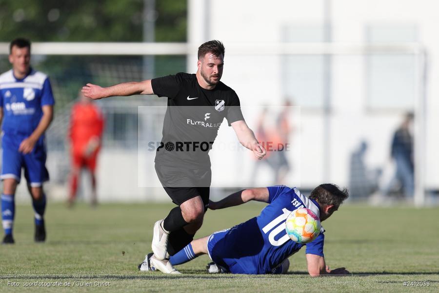 Sportgelände, Steinfeld, 28.05.2024, sport, action, BFV, Fussball, Relegation, Relegation Kreisliga Würzburg 4, TSV, SVS, TSV Duttenbrunn, SV Sendelbach-Steinbach - Bild-ID: 2412033