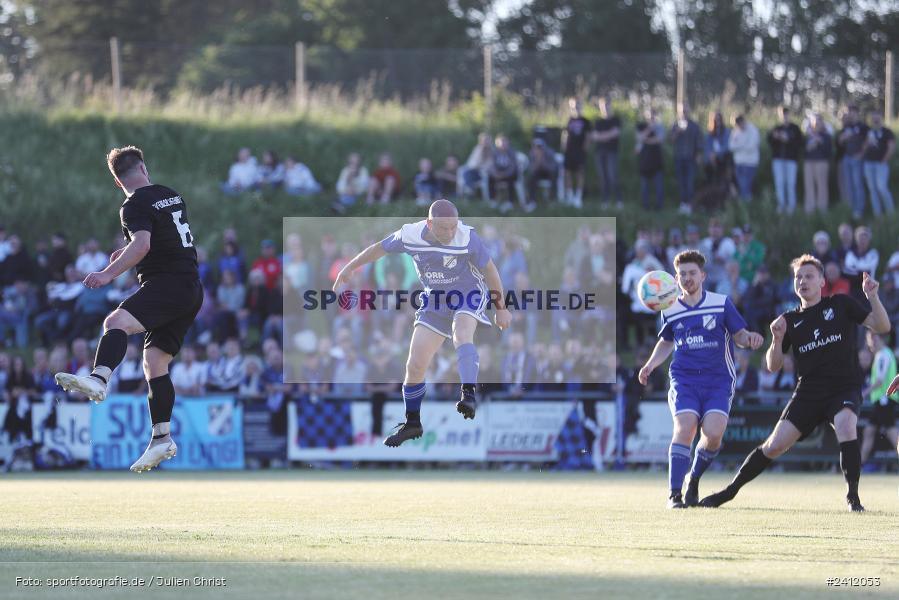 Sportgelände, Steinfeld, 28.05.2024, sport, action, BFV, Fussball, Relegation, Relegation Kreisliga Würzburg 4, TSV, SVS, TSV Duttenbrunn, SV Sendelbach-Steinbach - Bild-ID: 2412053
