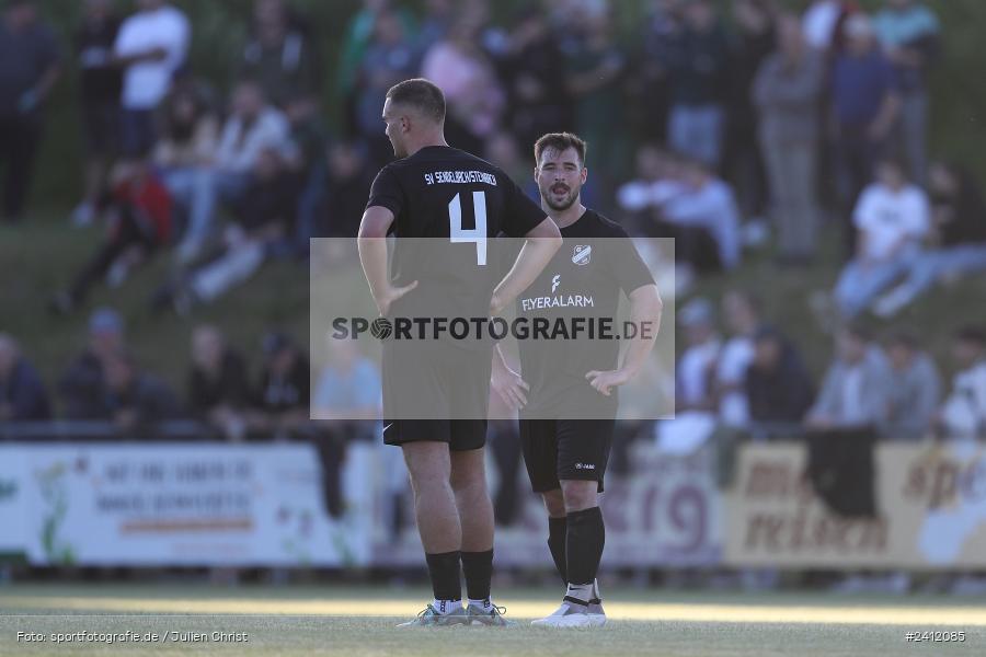 Sportgelände, Steinfeld, 28.05.2024, sport, action, BFV, Fussball, Relegation, Relegation Kreisliga Würzburg 4, TSV, SVS, TSV Duttenbrunn, SV Sendelbach-Steinbach - Bild-ID: 2412085