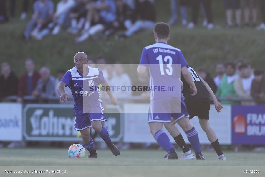 Sportgelände, Steinfeld, 28.05.2024, sport, action, BFV, Fussball, Relegation, Relegation Kreisliga Würzburg 4, TSV, SVS, TSV Duttenbrunn, SV Sendelbach-Steinbach - Bild-ID: 2412086